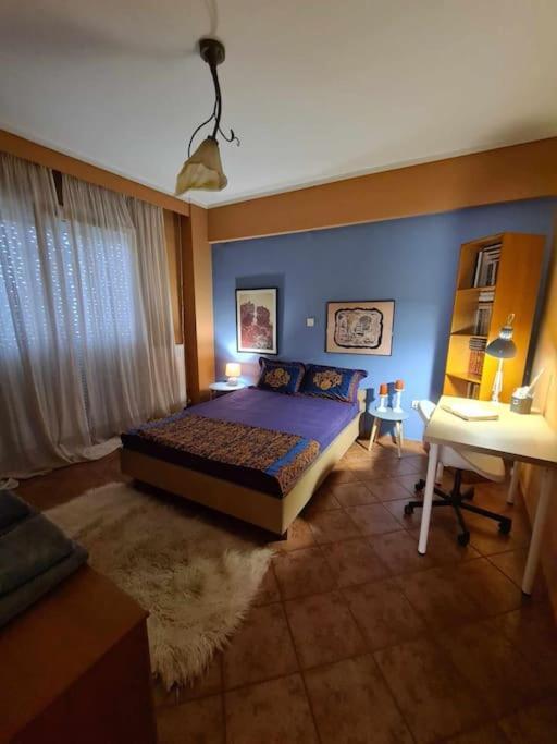 Όμορφο, Άνετο Ζεστά Διακοσμημένο Διαμέρισμα Thermi Exterior photo
